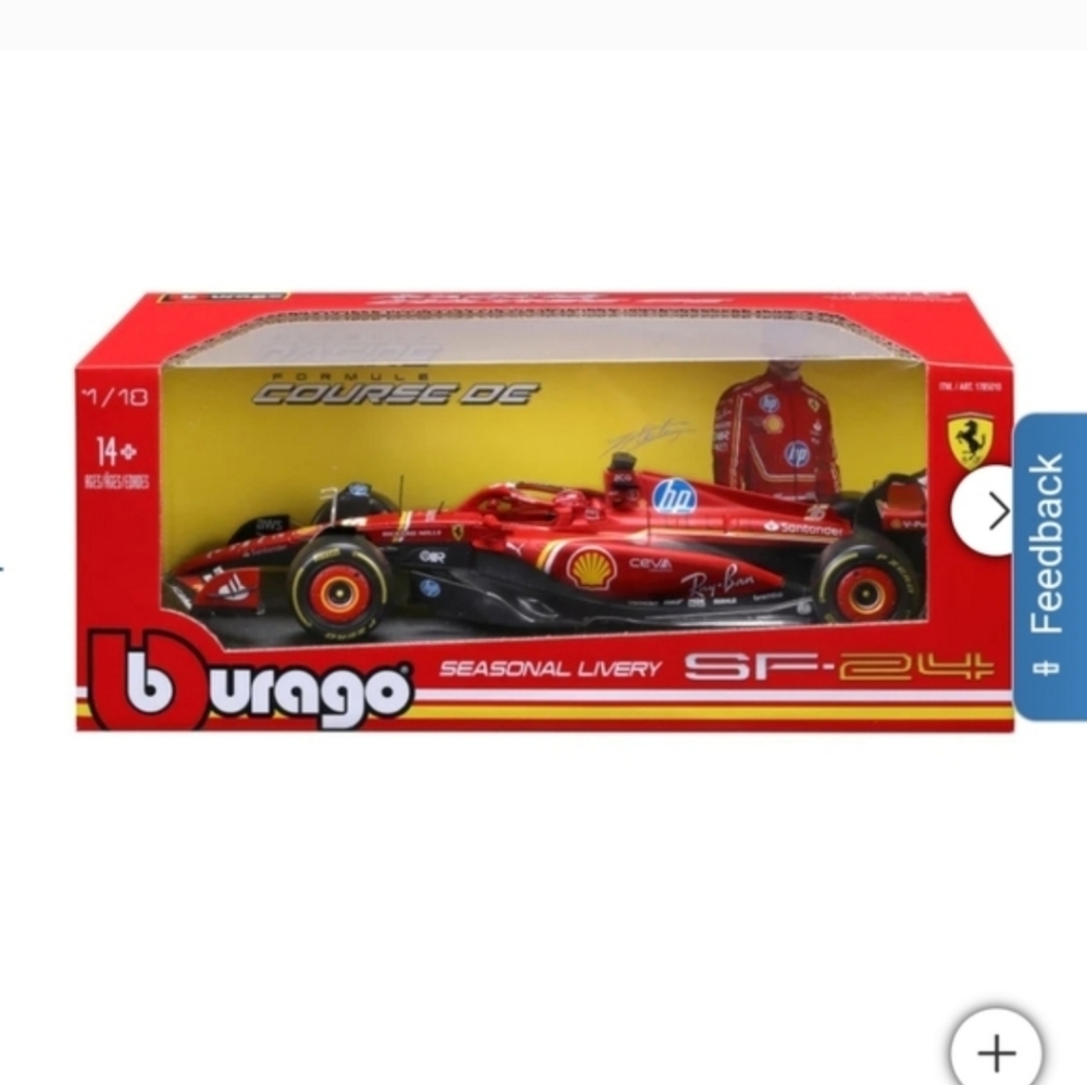 Burago 1:43 Formula F1 Racing Paddock Set - Ferrari Brand New in Original Box
